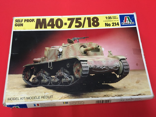 Italeri 214 semovente m40 - italeri,